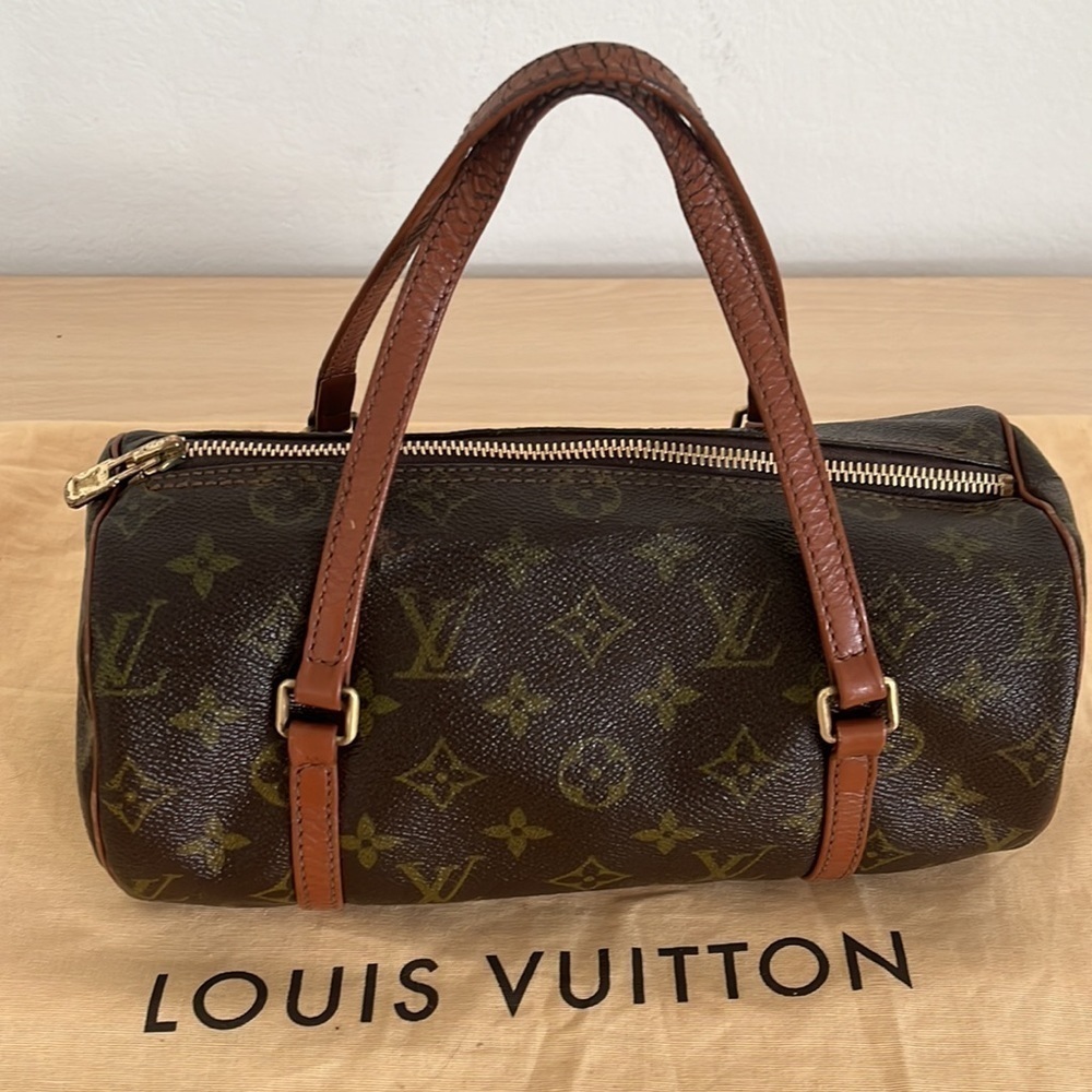 Louis Vuitton Monogram Papillon 25 Old Style Vintage Authentic - Picture 15 of 16